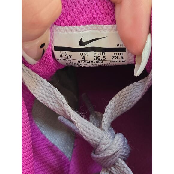 Nike Air Max Girls 4.5 Shoes Sneakers Guile Low Top, Atmosphere Gray 917642-004 - Picture 6 of 6